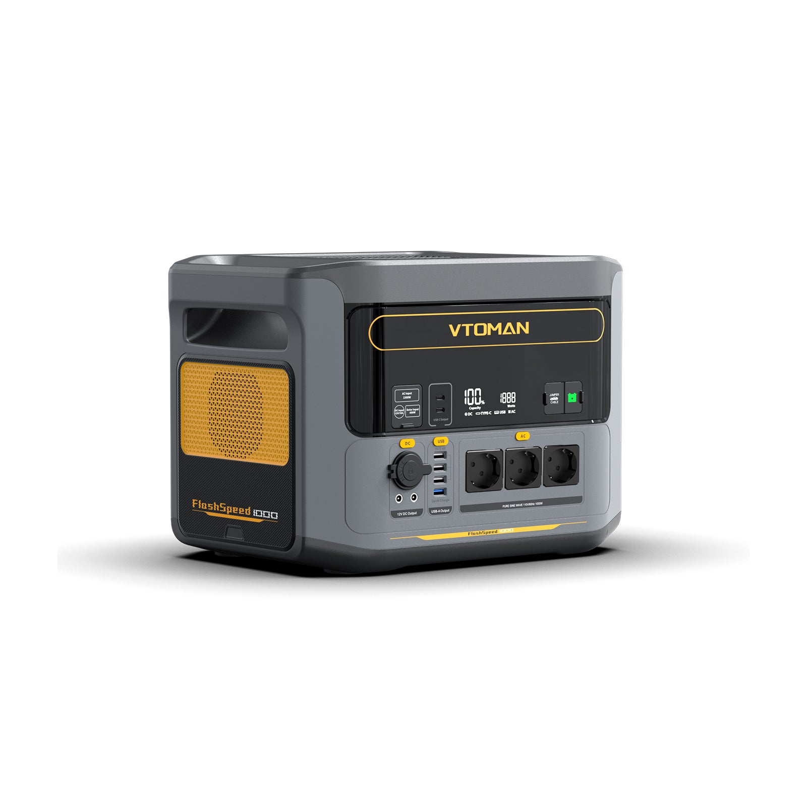 FlashSpeed 1000W/828Wh 200W Solar Generator