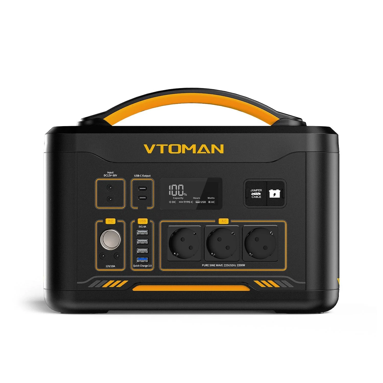 Solargenerator VTOMAN Jump 2200/1548 Wh 110 W