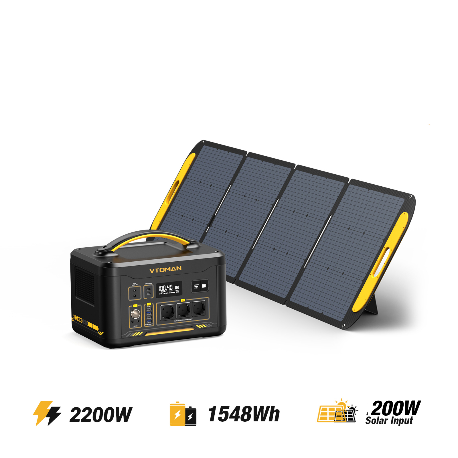 Jump 2200W/1548Wh 200W Solargenerator