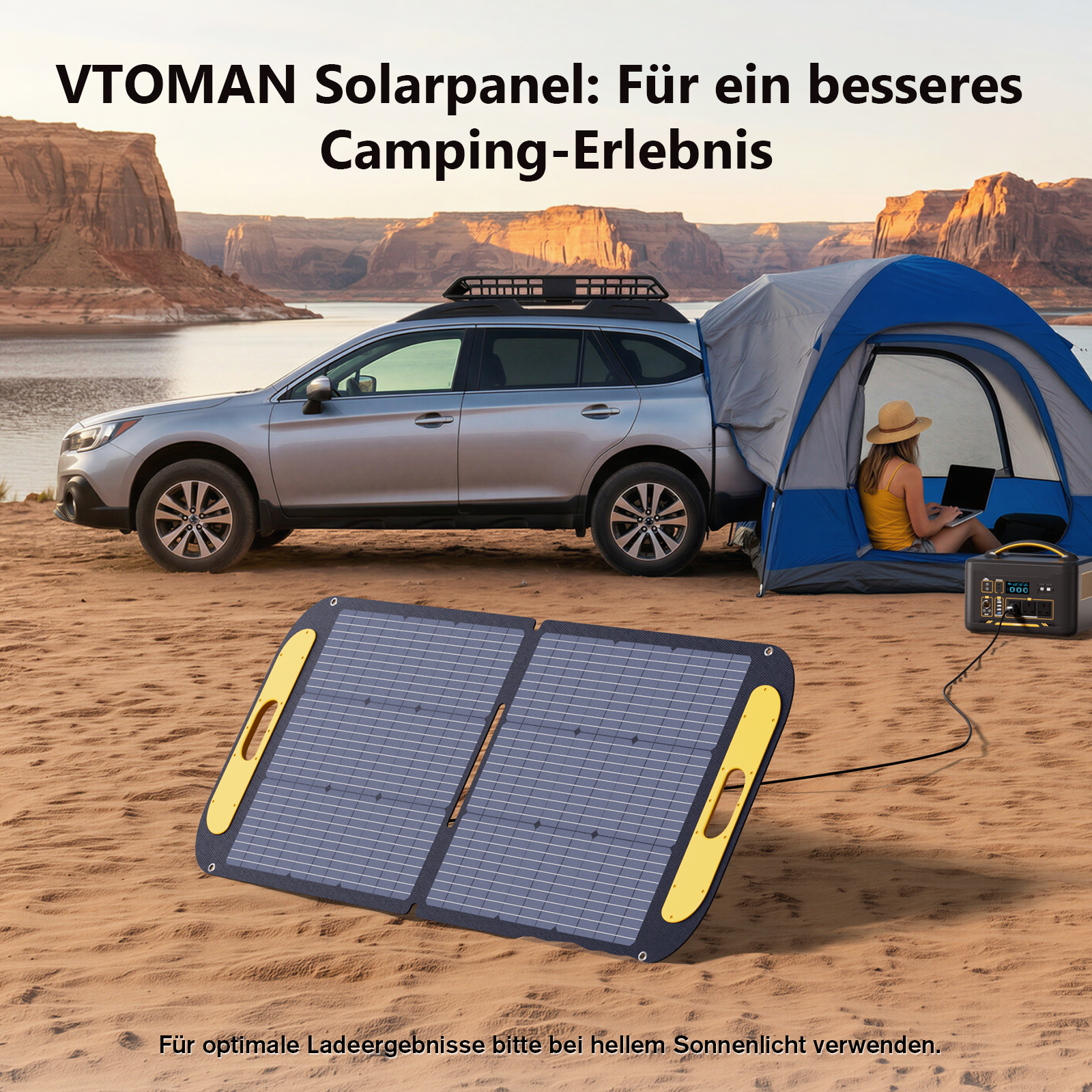 VTOMAN 110 W Leichtes Faltbares Solarpanel
