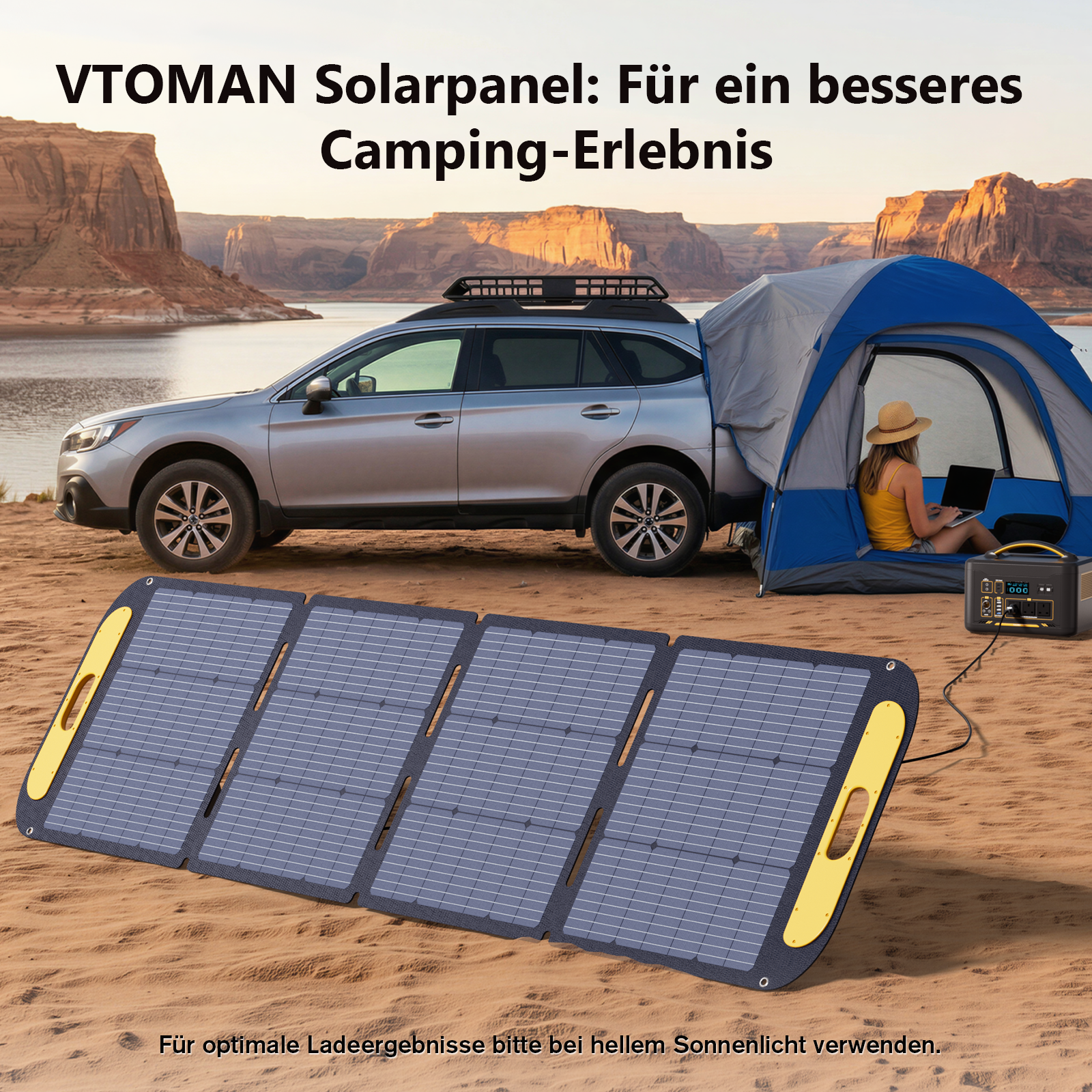 VTOMAN 200 W Leichtes Faltbares Solarpanel