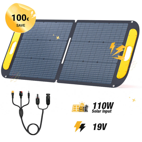 VTOMAN 110W Faltbares tragbares Solarpanel