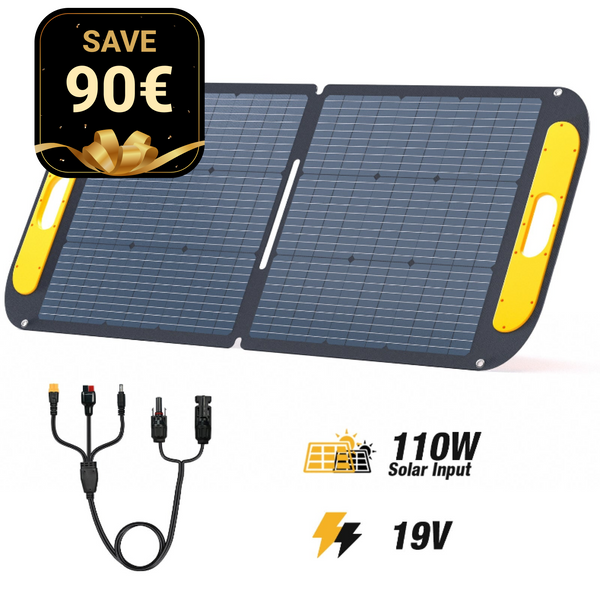 VTOMAN 110W Faltbares tragbares Solarpanel