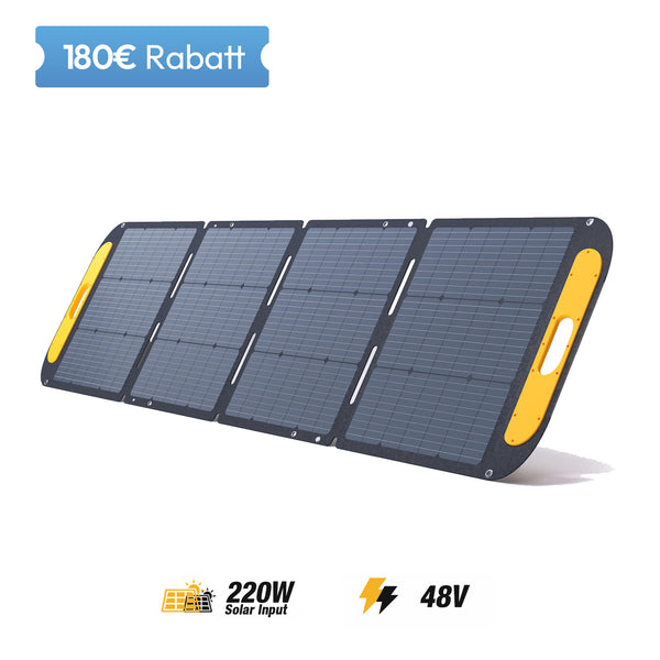 VTOMAN 220W Pro Faltbares tragbares Solarpanel