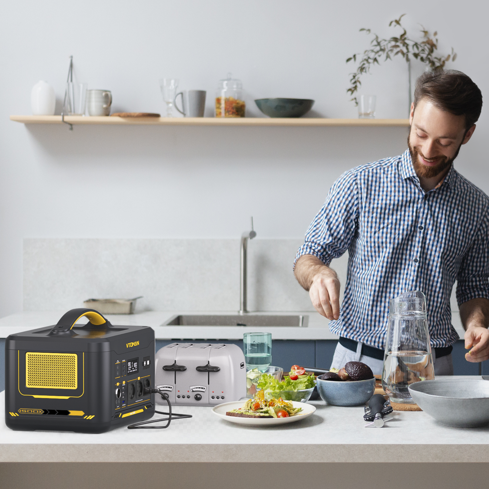 VTOMAN Jump 1500X Tragbare Powerstation