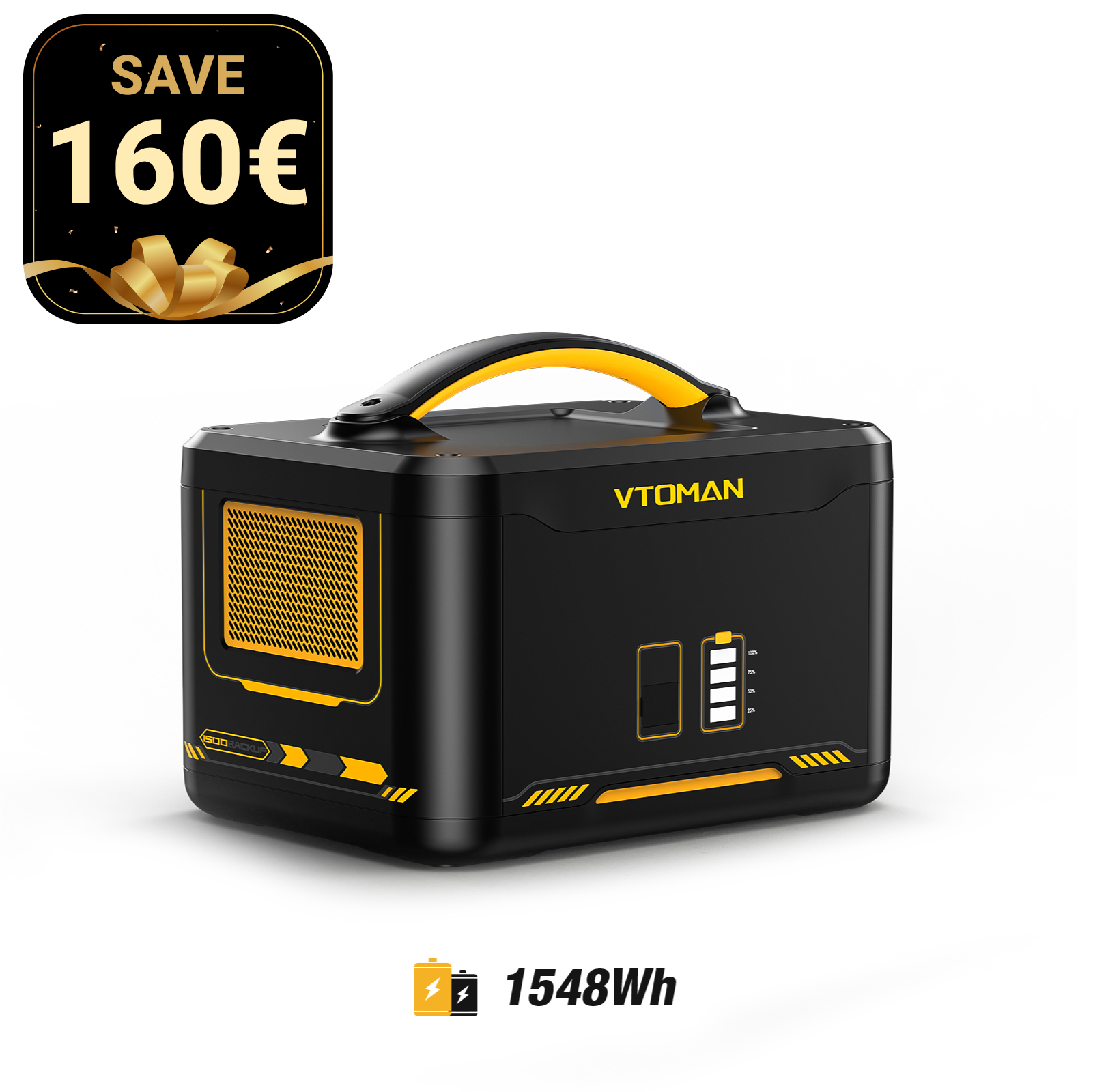 VTOMAN 640Wh Zusatzbatterie