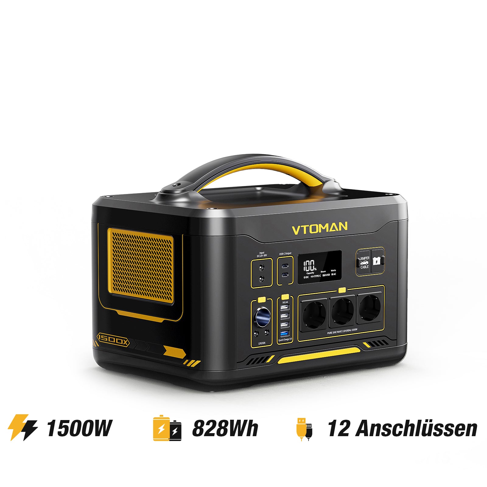 Jump 1500W/828Wh 200W Solargenerator