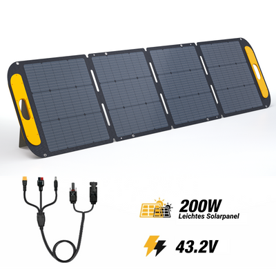 VTOMAN 200W Pro Opvouwbaar draagbaar zonnepaneel
