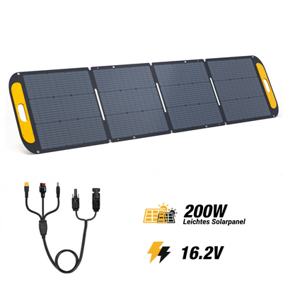 VTOMAN 200W Opvouwbaar draagbaar zonnepaneel