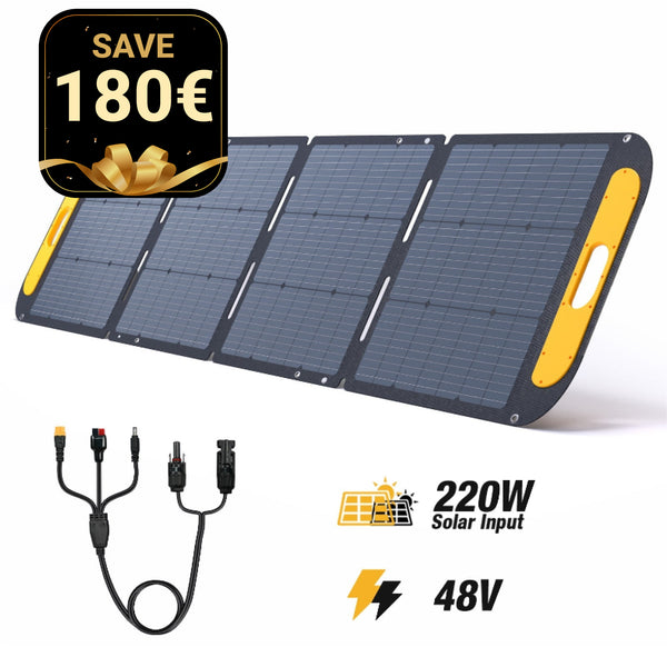 VTOMAN 220W Pro Faltbares tragbares Solarpanel