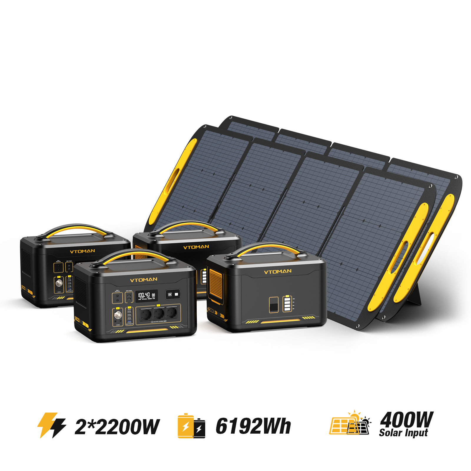 Jump 2200W/6192Wh 400W Solargenerator