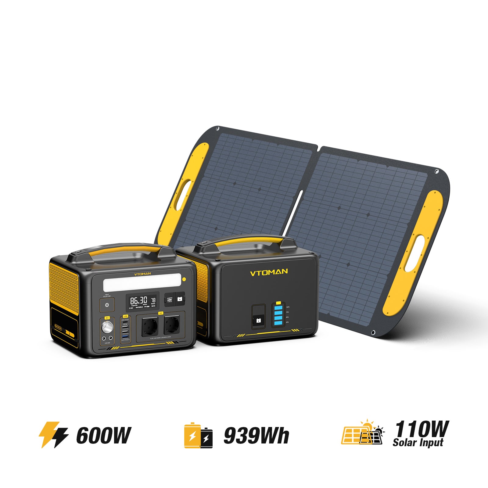 Jump 600X/939Wh 110W Solarpanel