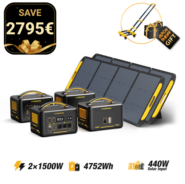 Jump 1500W/4752Wh 440W Solargenerator