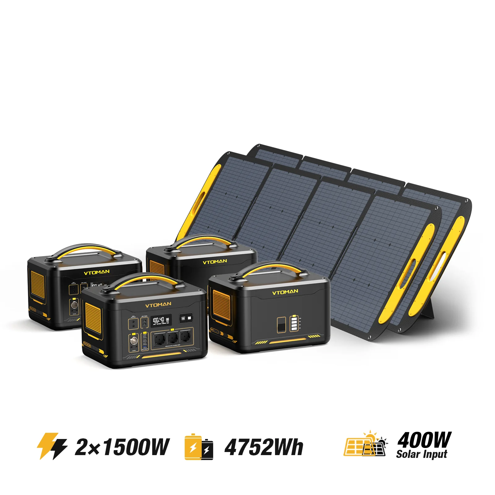 Jump 1500W/4752Wh 400W Solargenerator