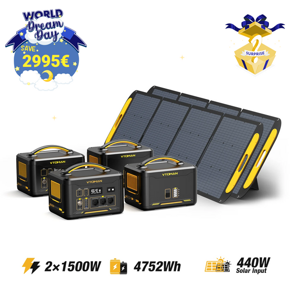 Jump 1500W/4752Wh 440W Solargenerator