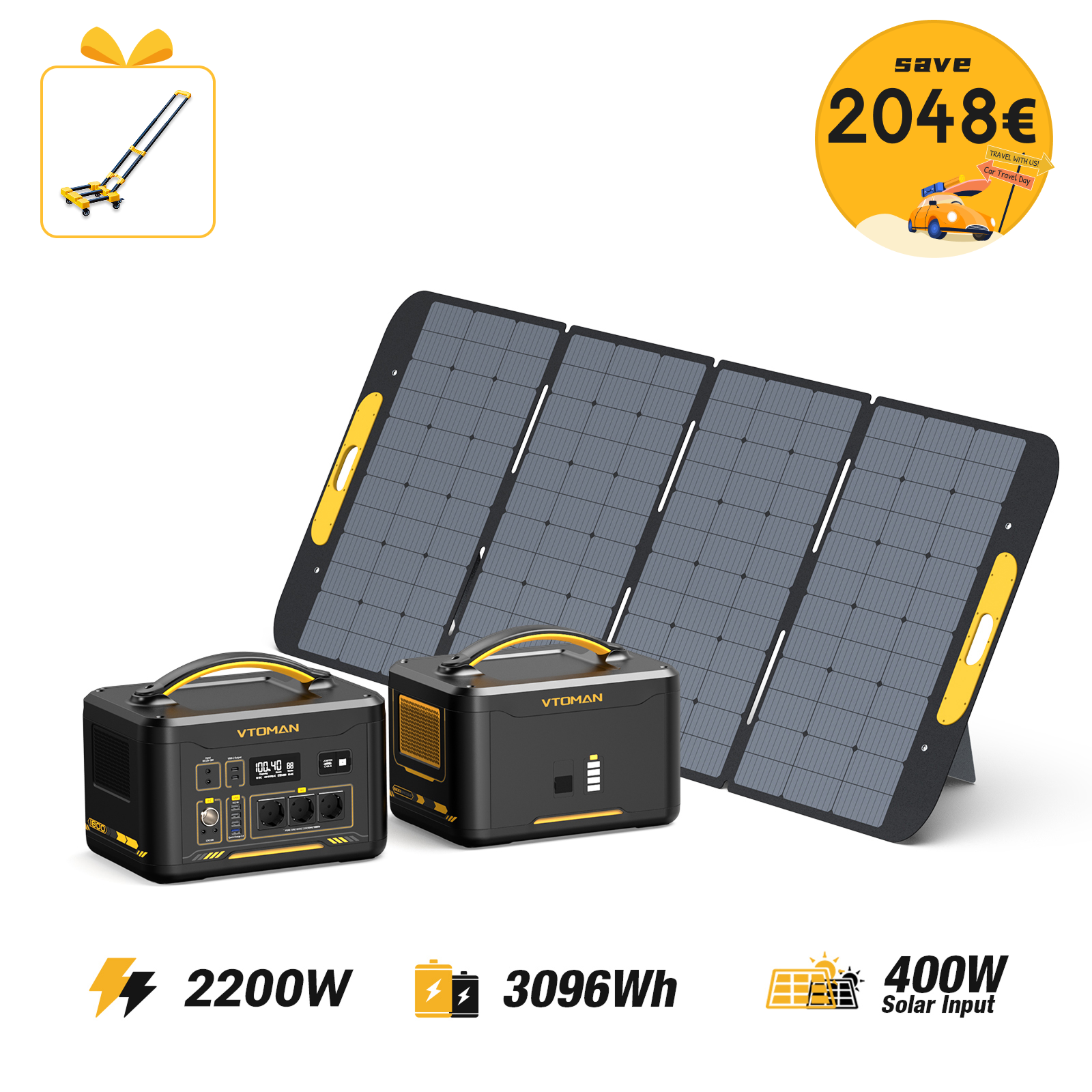 VTOMAN Jump 2200 Tragbare Powerstation