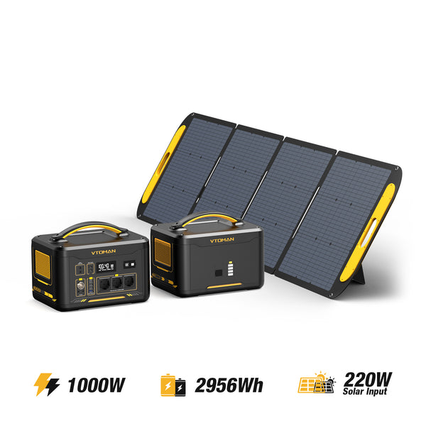 Jump 1000W/ 2956Wh 220W Solargenerator