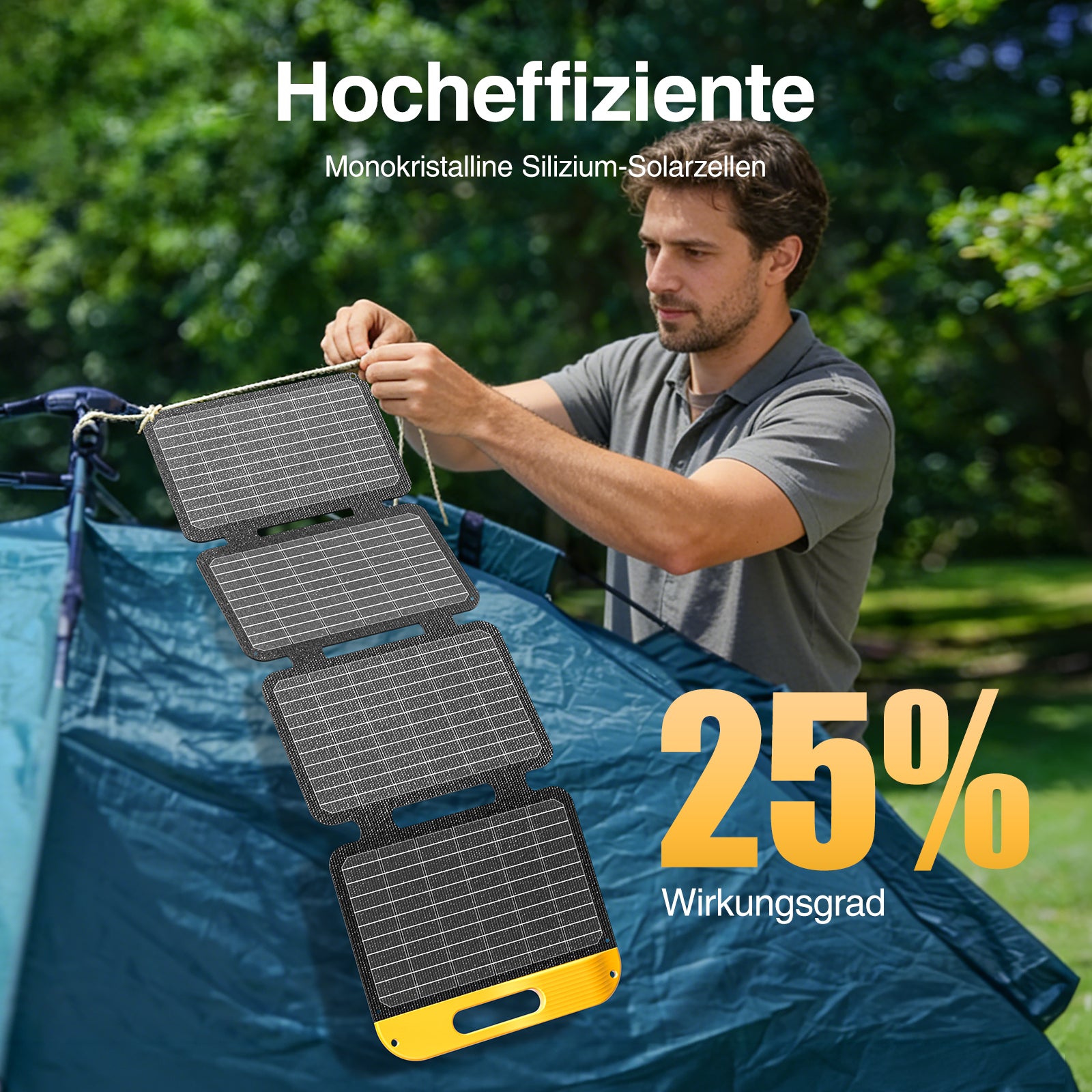 VTOMAN 40W Faltbares Tragbares Solarpanel