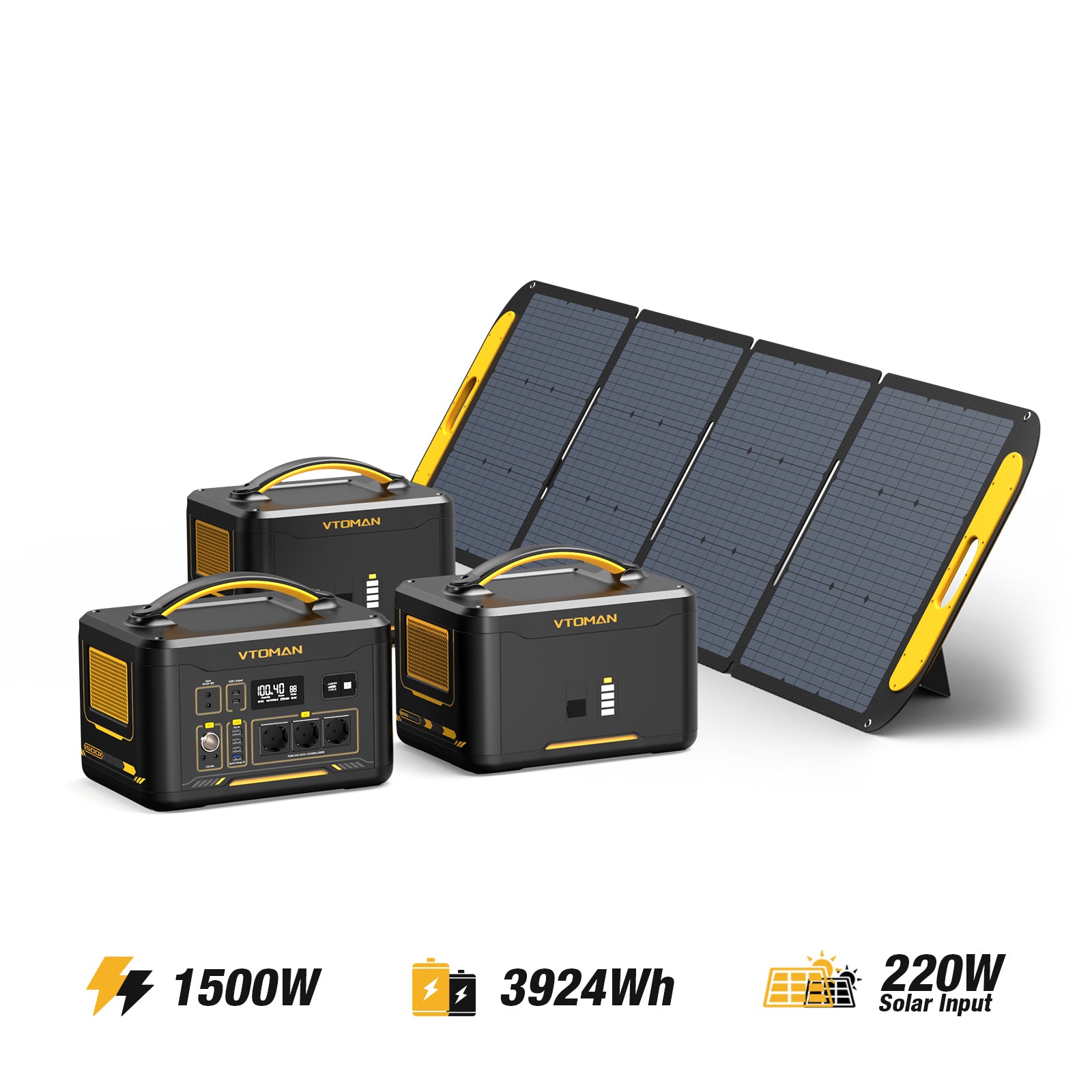 Jump 1500W/3924Wh 220W Solargenerator