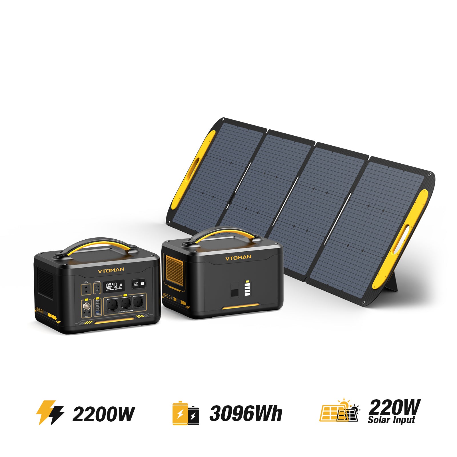 Jump 2200W/3096Wh 220W Solargenerator