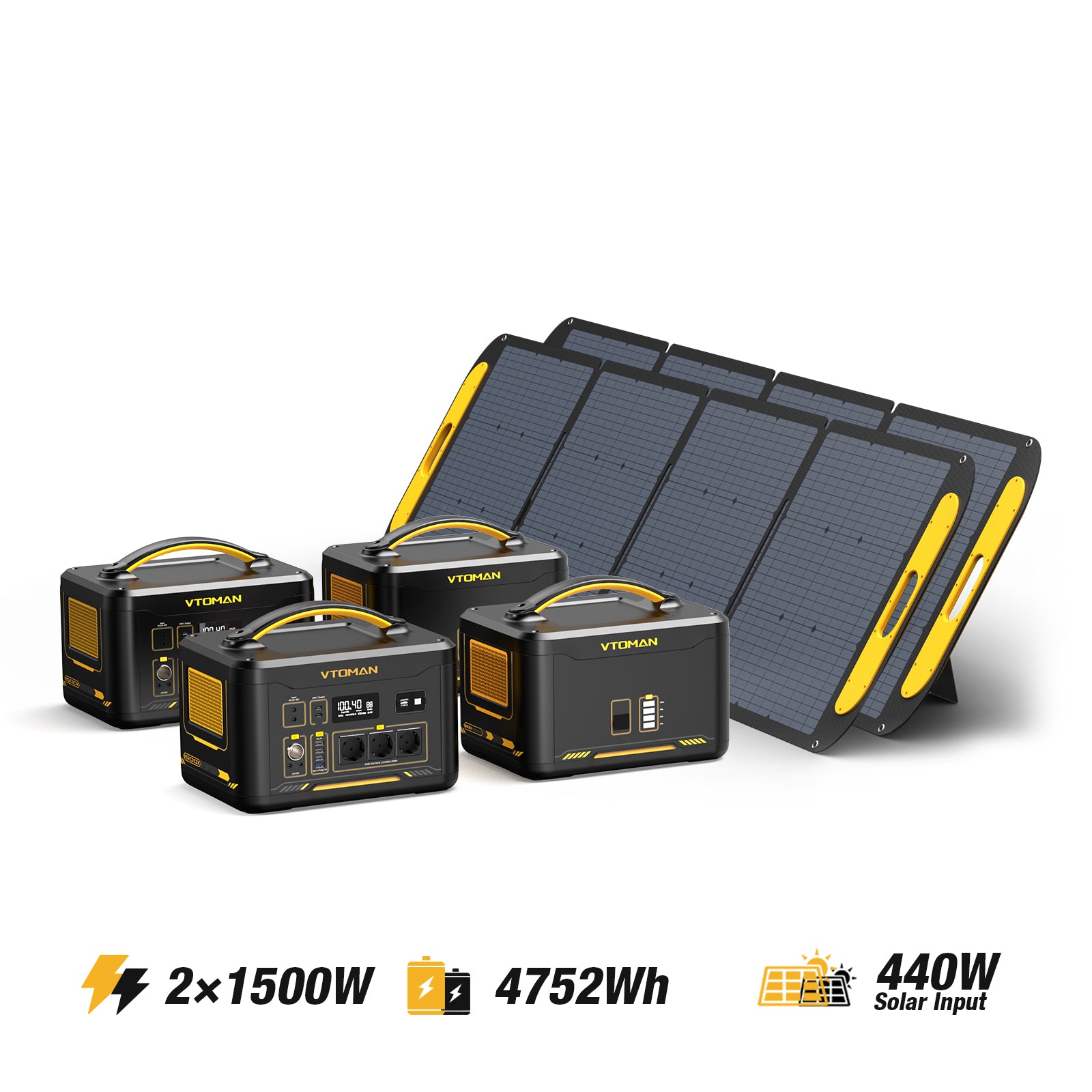 Jump 1500W/4752Wh 440W Solargenerator