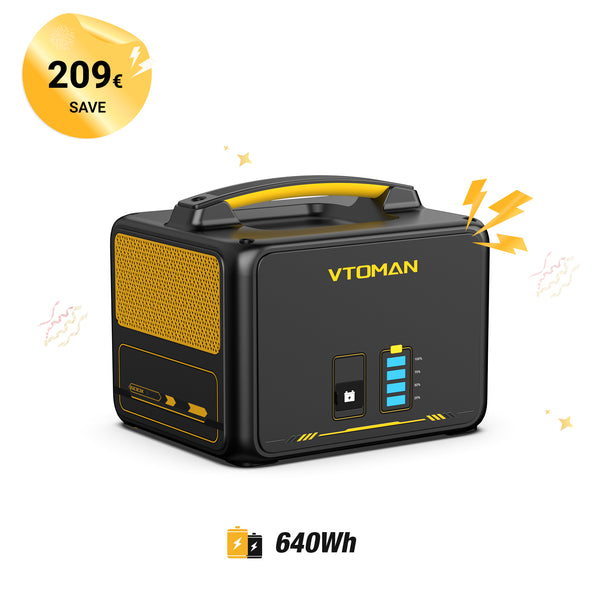 VTOMAN 640Wh Zusatzbatterie