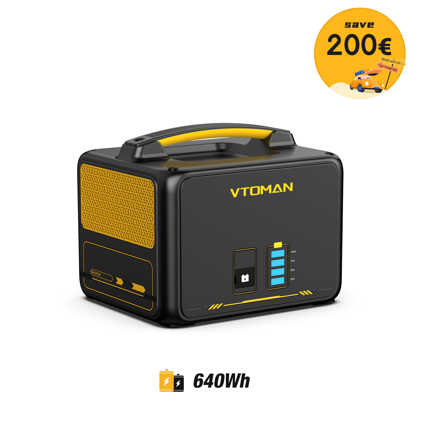 VTOMAN 640Wh Zusatzbatterie