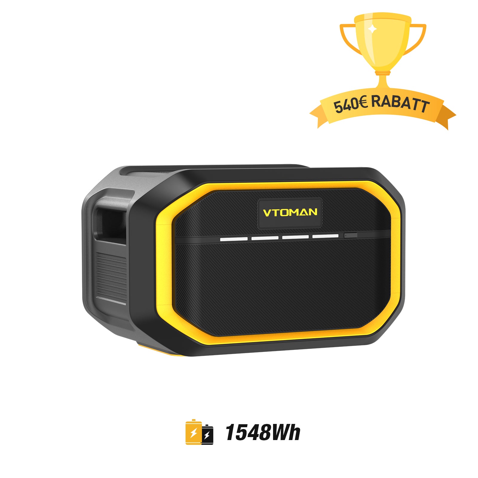 VTOMAN 1548Wh Zusatzbatterie kompatibel mit FlashSpeed 1500
