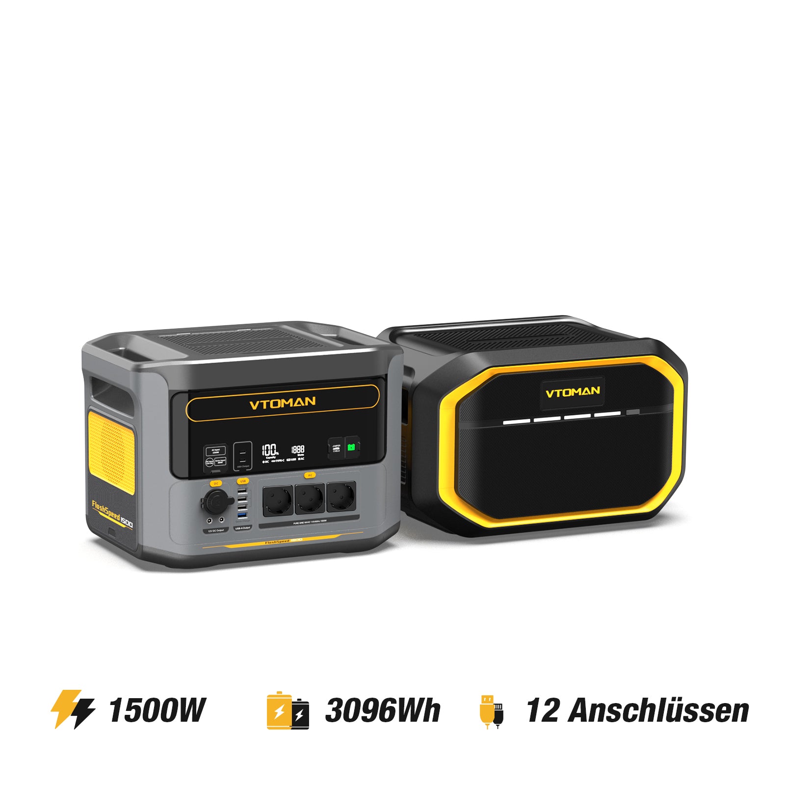 VTOMAN FlashSpeed 1500 Tragbare Powerstation