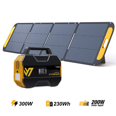 VTOMAN FlashSpeed 300/230 Wh 200W Solargenerator