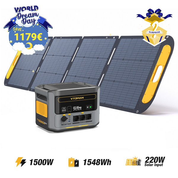 FlashSpeed 1500W/1548Wh 220W Pro Solargenerator