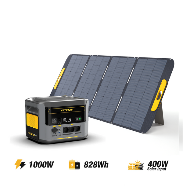 FlashSpeed 1000W/828Wh 400W Solar Generator