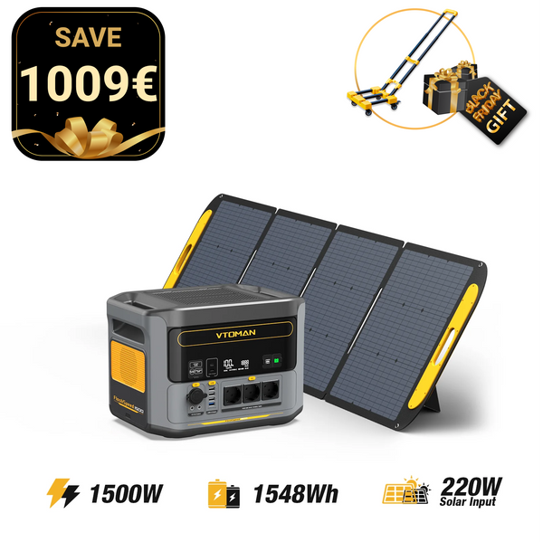 FlashSpeed 1500W/1548Wh 220W Pro Solargenerator