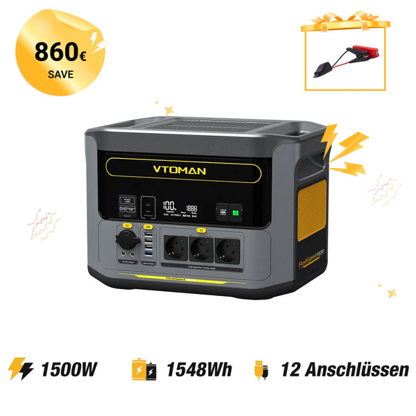 VTOMAN FlashSpeed 1500 Tragbare Powerstation