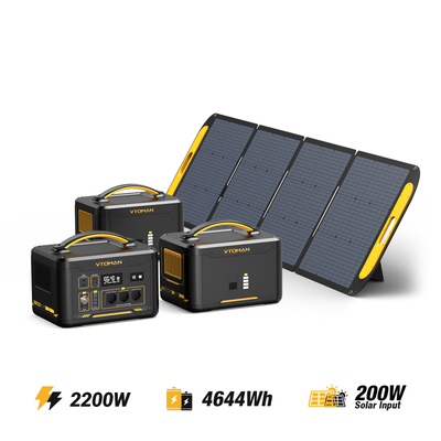 VTOMAN Jump 2200/4644 Wh 200W Solargenerator