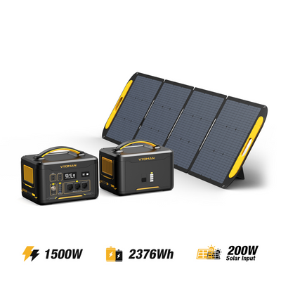VTOMAN Jump 1500X/2376Wh 200W Solargenerator
