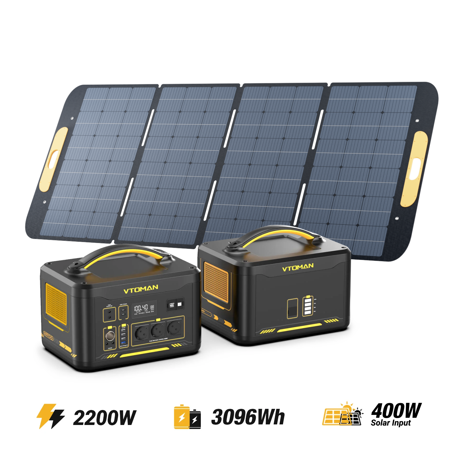 VTOMAN Jump 2200 Tragbare Powerstation 1548Wh