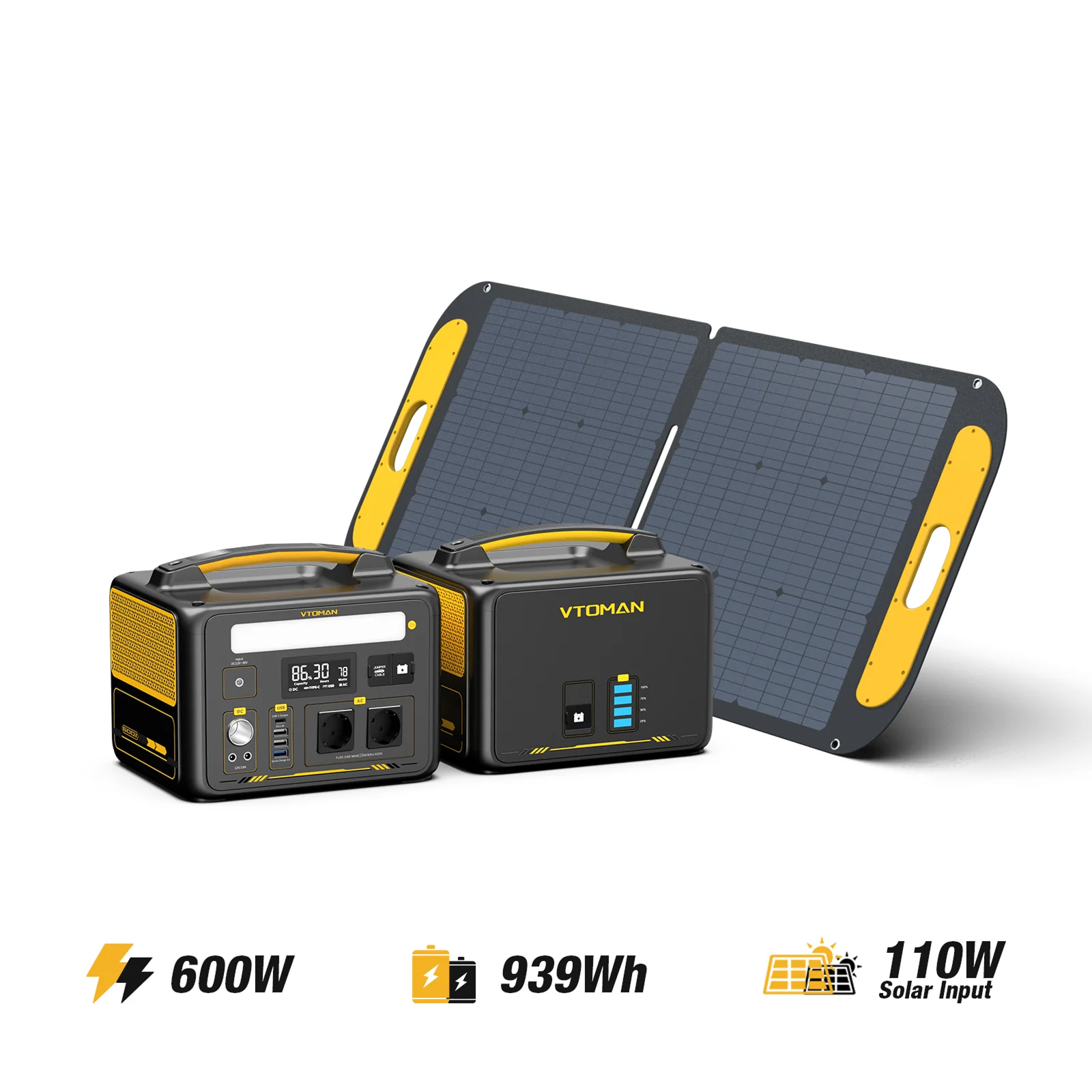 Jump 600X/939Wh 110W Solarpanel
