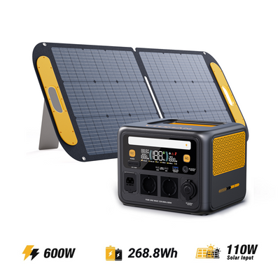 VTOMAN Jump 600X/268.8Wh 110W Solargenerator