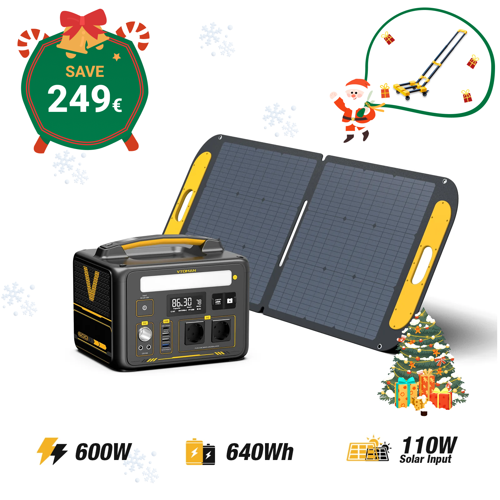 Jump 600W/299Wh 110W Solargenerator