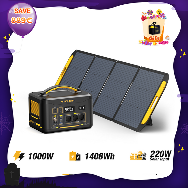 Jump 1000W/1408Wh 220W Solargenerator