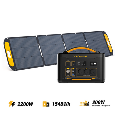 VTOMAN Jump 2200W/1548Wh 200W Solargenerator