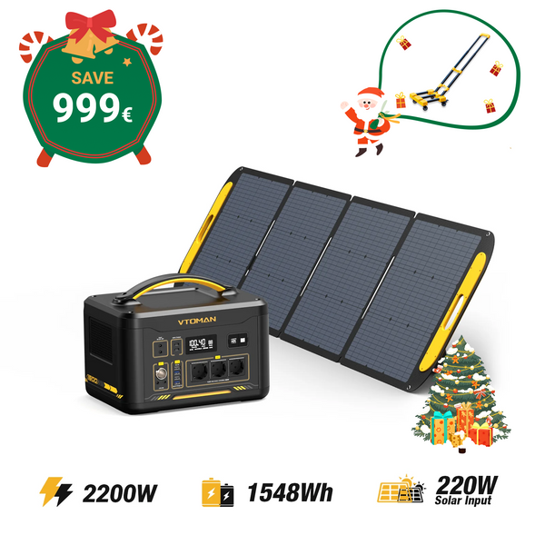 Jump 2200W/1548Wh  220W Solargenerator