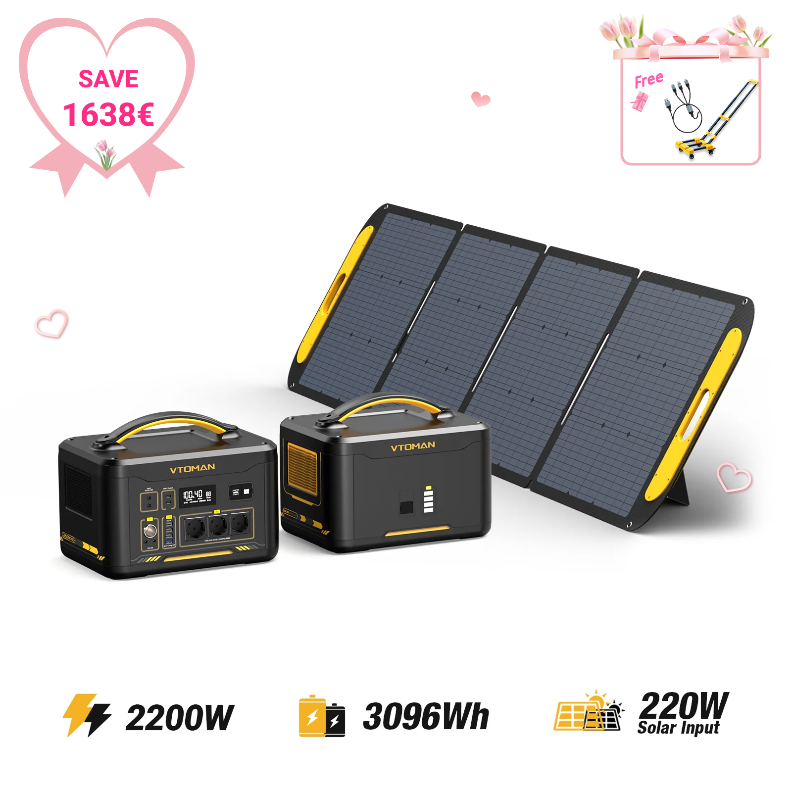 VTOMAN Jump 2200 Tragbare Powerstation