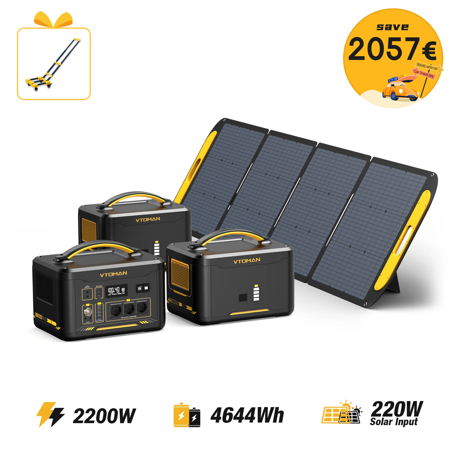 VTOMAN Jump 2200 Tragbare Powerstation