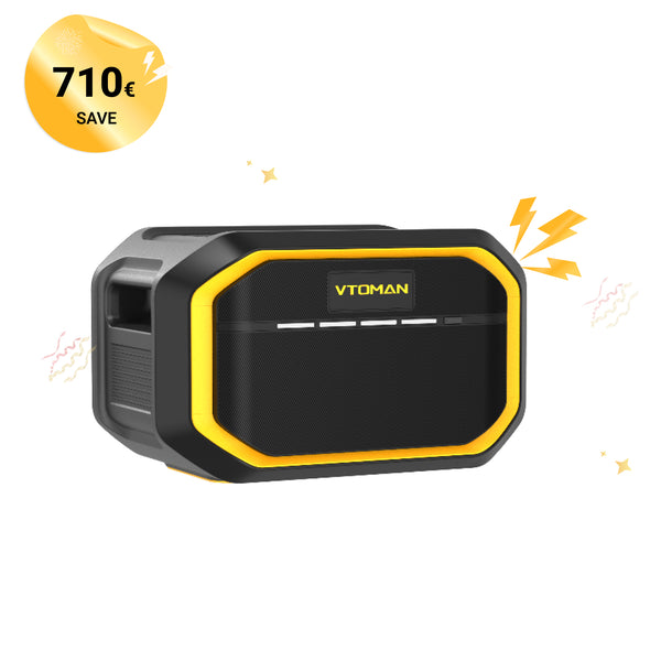 VTOMAN 1548Wh Zusatzbatterie kompatibel mit FlashSpeed 1500