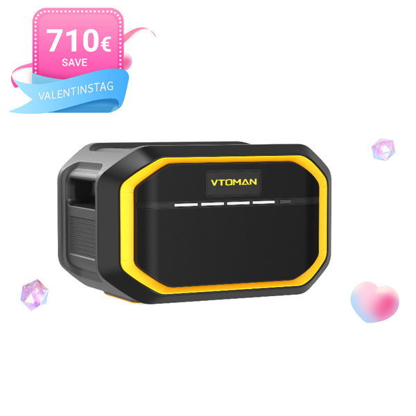 VTOMAN 1548Wh Zusatzbatterie kompatibel mit FlashSpeed 1500