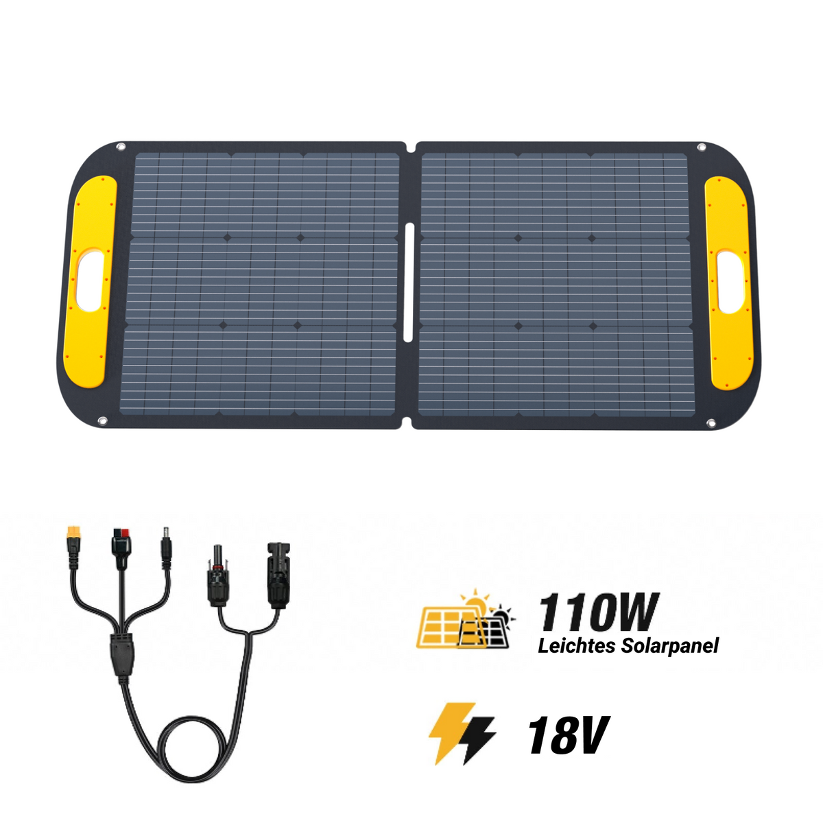 VTOMAN 110W foldbart bærbart solpanel