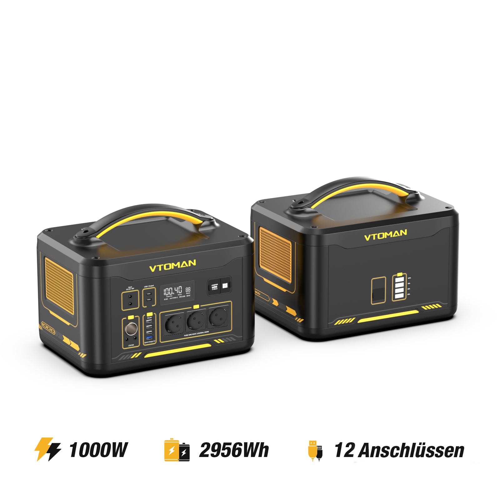 VTOMAN 1548Wh Zusatzbatterie