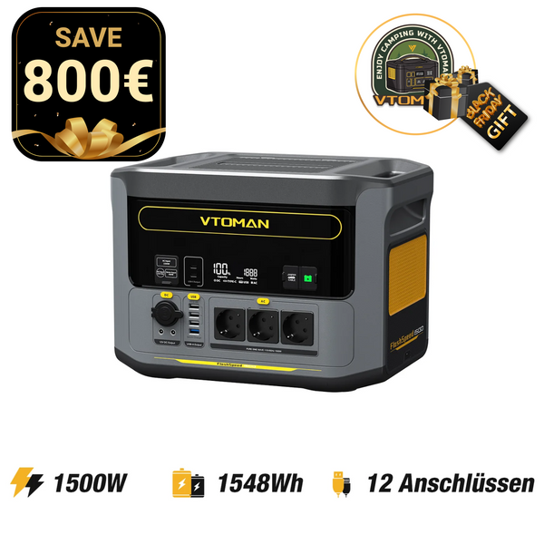 VTOMAN FlashSpeed 1500 Tragbare Powerstation